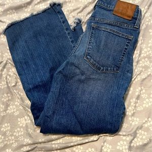 J.crew Wide Leg Cropped Jeans